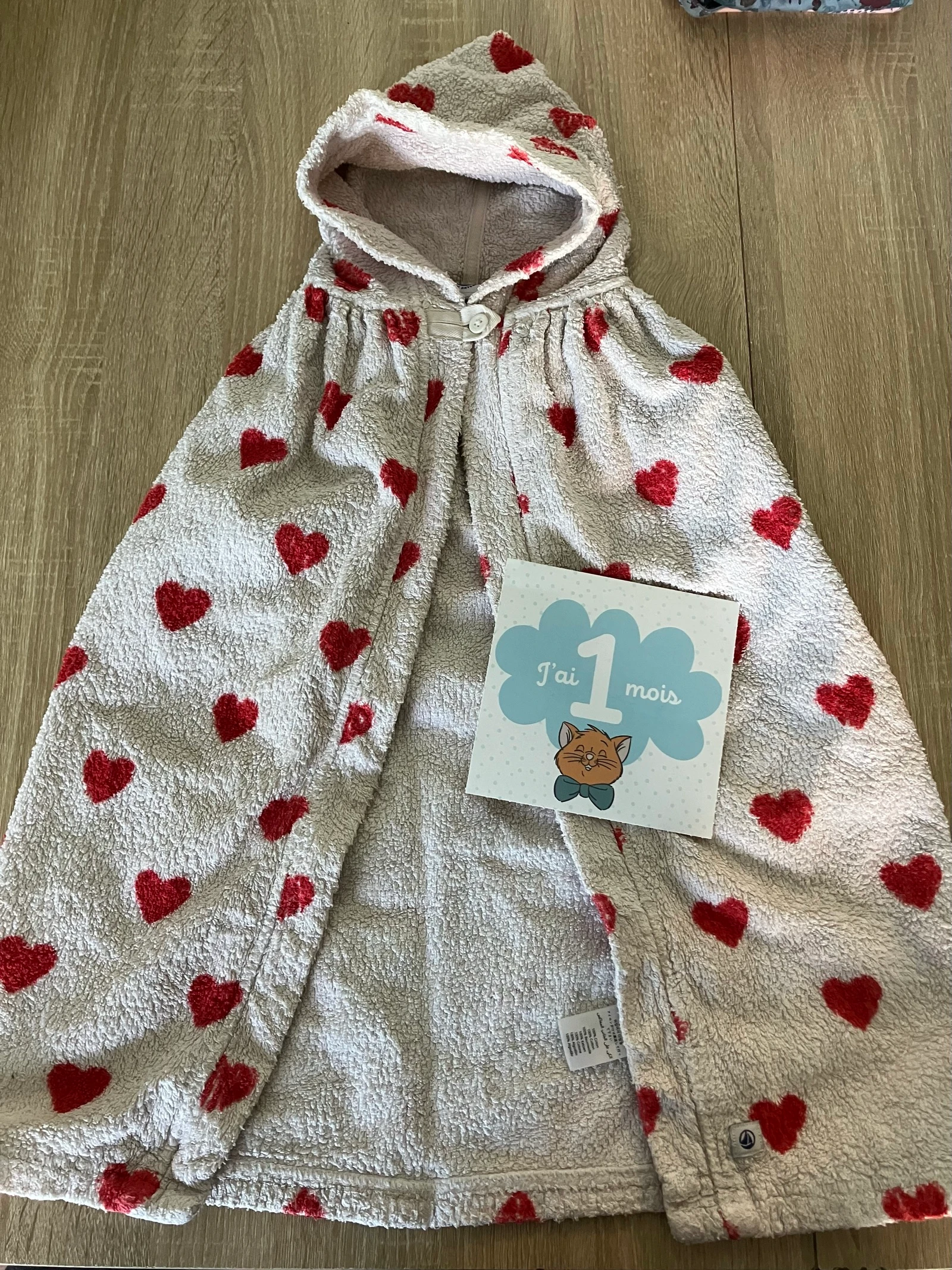Cape de bain bébé 